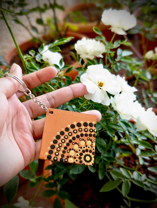 Dot Mandala Keychain