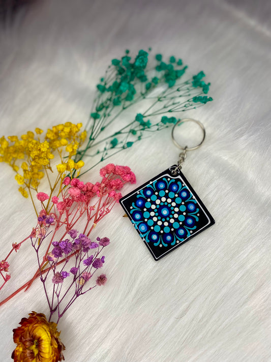 Dot Mandala Keychain