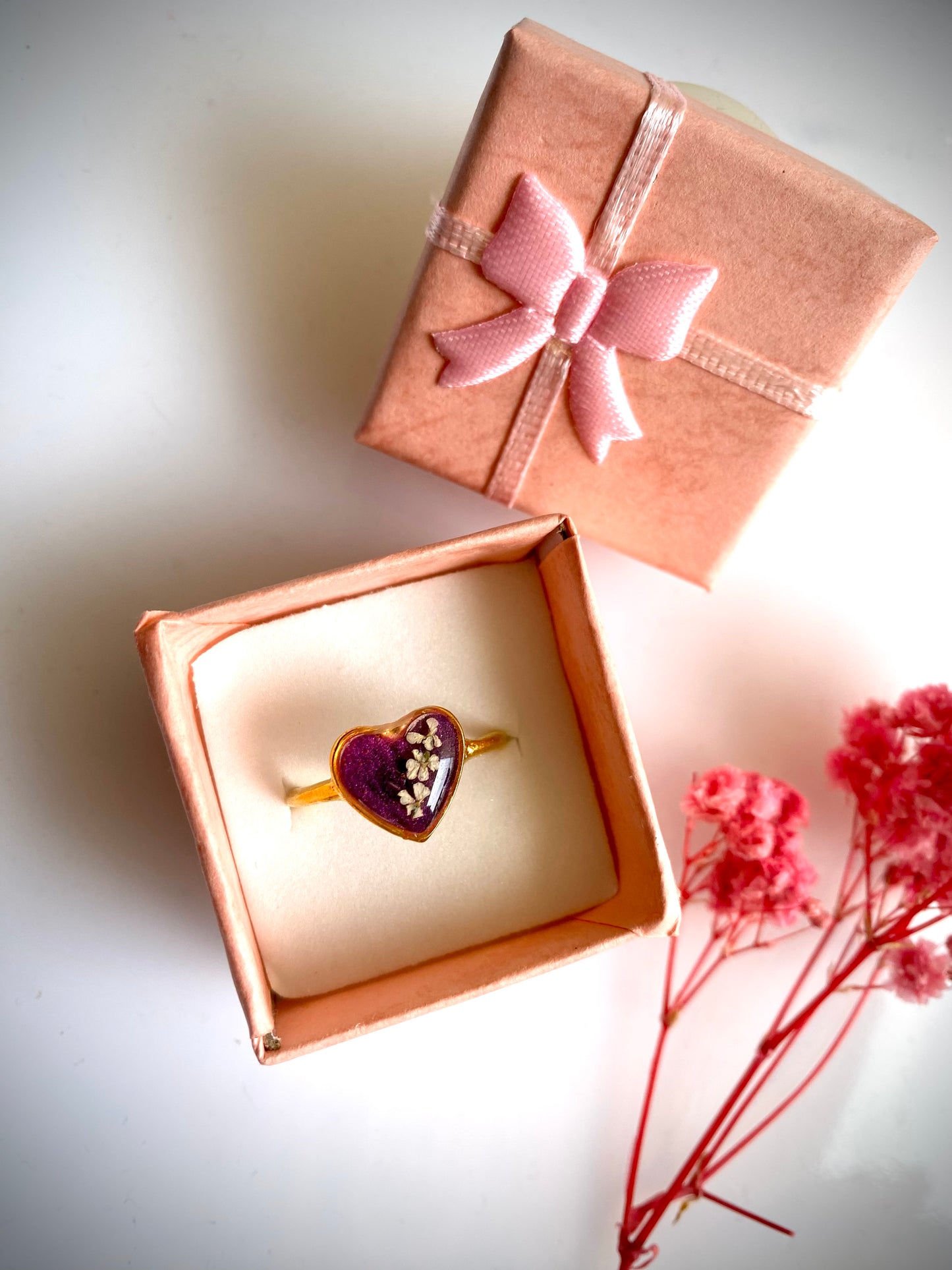 Eternal Wish Ring - Purple Heart